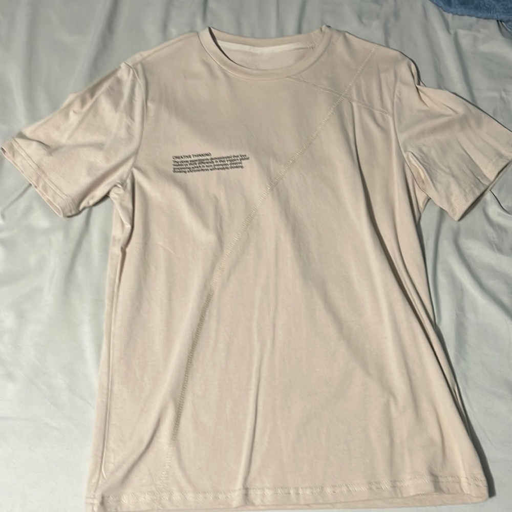 SHEIN simple text shirt